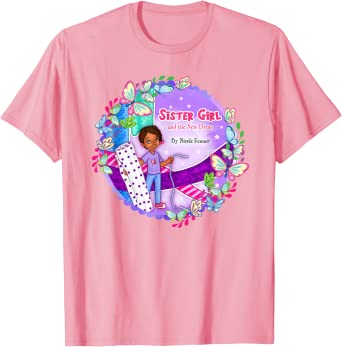 SISTER GIRL & THE NEW DRESS T-SHIRT (ADULT)
